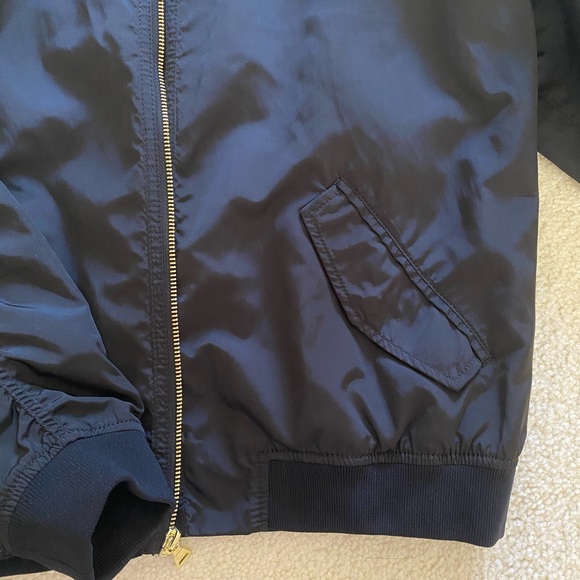 Express Black Bomber Jacket - Picture 3 of 3